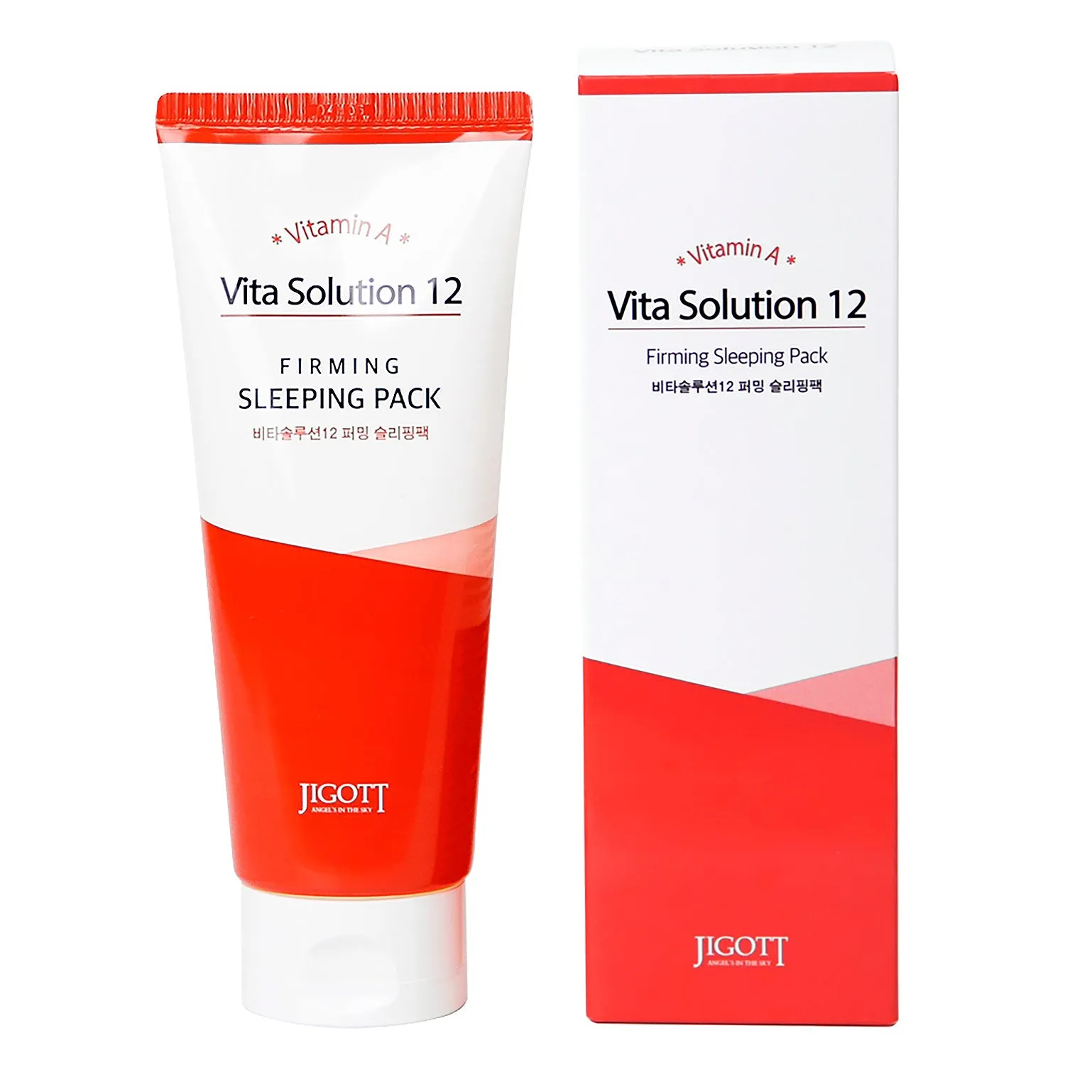 Mascarilla facial Jigott Vita Solution 12 Firming Sleeping Pack 180ml