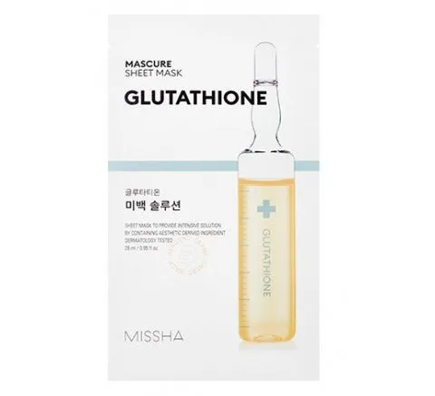Mascarilla facial MISSHA MASCURE WHITENING SOLUTION SHEET MASK