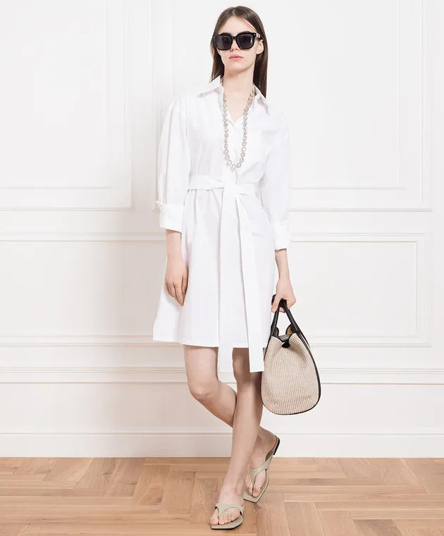 Max Mara Sportmax William white shirt dress