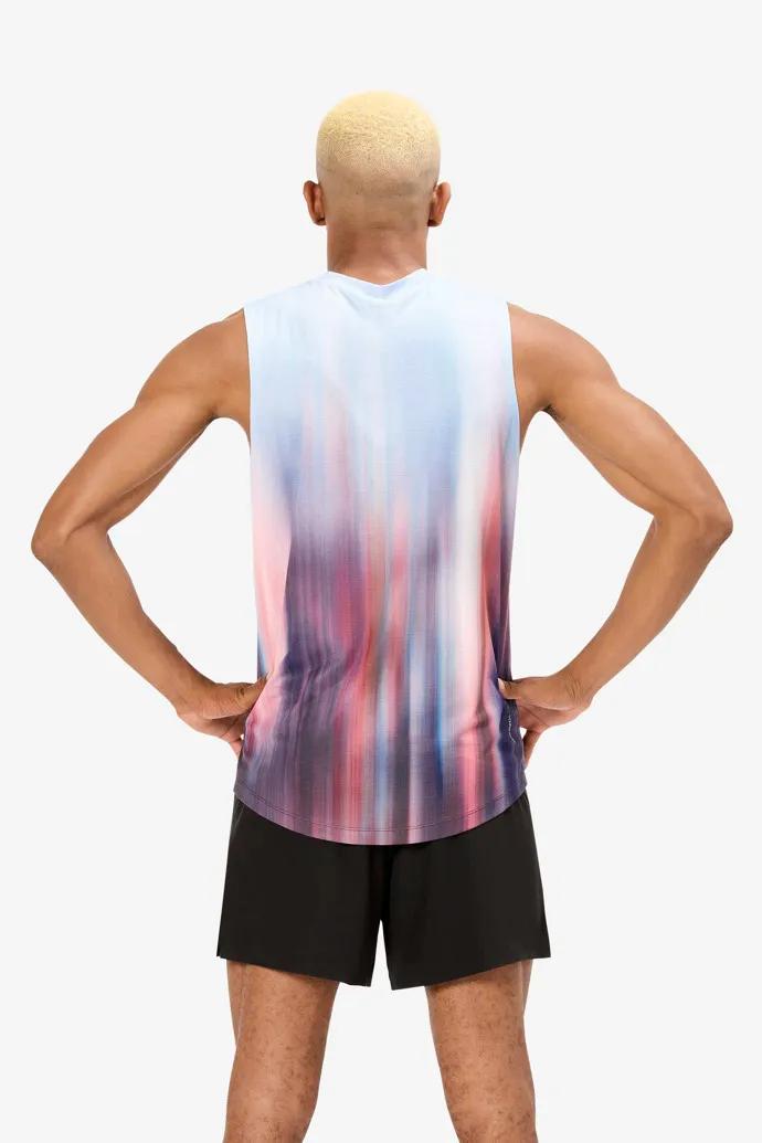 Men’s Race Tank Camiseta carreras sin mangas slim-fit multicolor para hombre