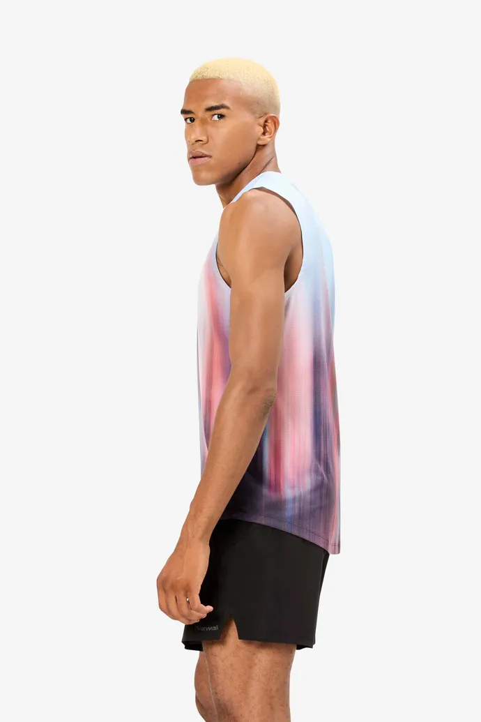 Men’s Race Tank Camiseta carreras sin mangas slim-fit multicolor para hombre