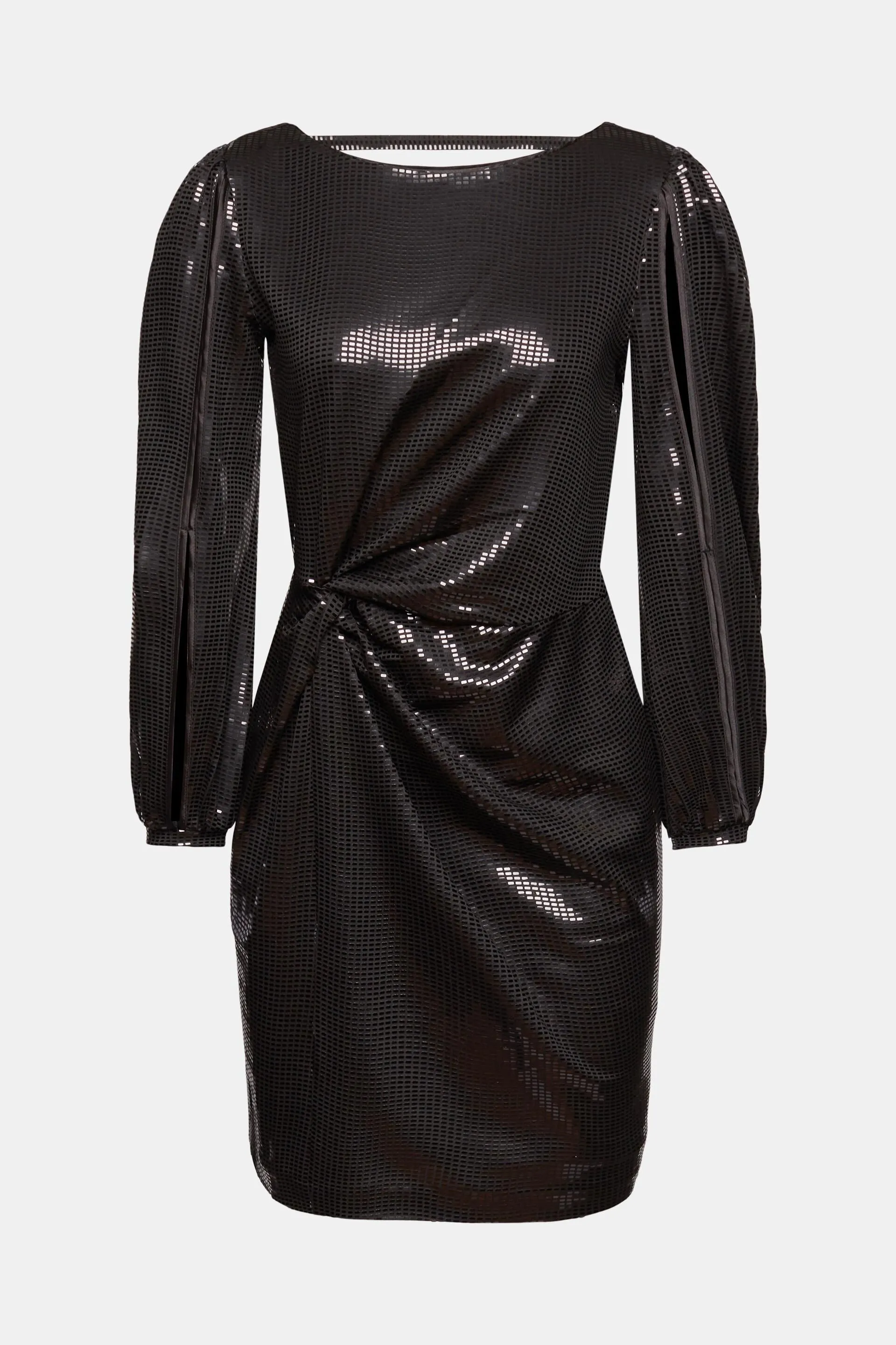 Minivestido con aplicaciones allover