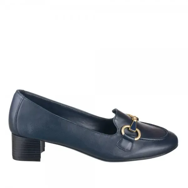 Mocasin de piel con tacón Maria jaen 8004-200