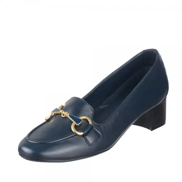 Mocasin de piel con tacón Maria jaen 8004-200