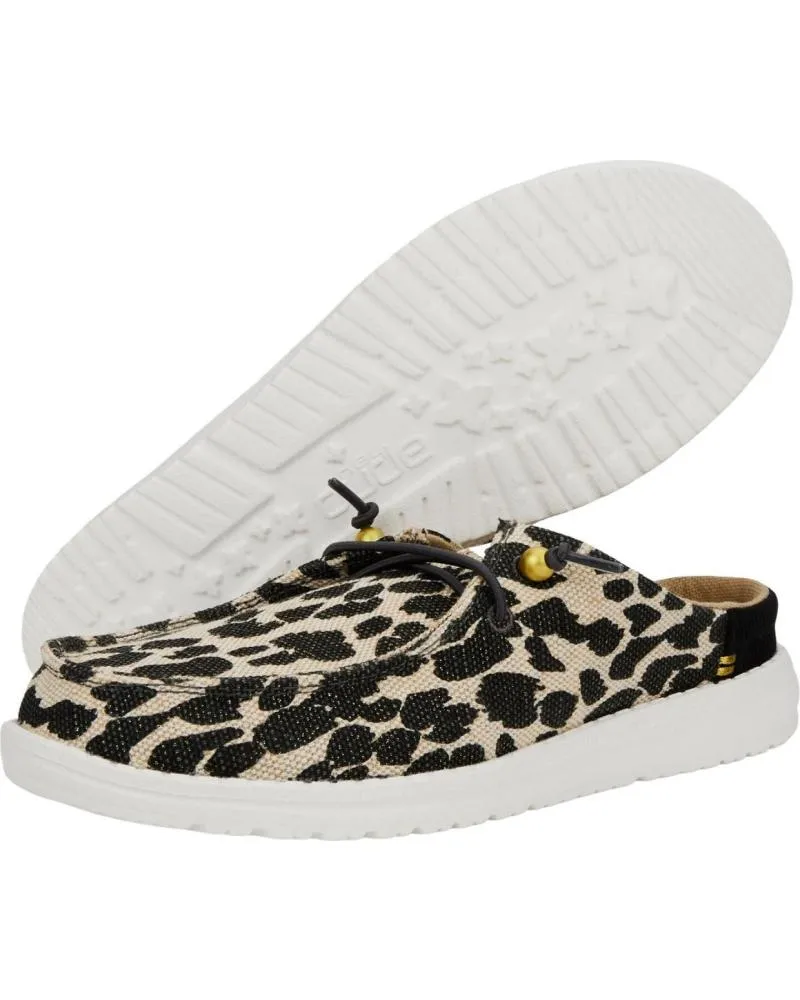 Mocasines HEY DUDE  de Mujer MUJER MOCASINES WENDY SLIP CLASSIC LEOPARD 41269-90L  VARIOS COLORES