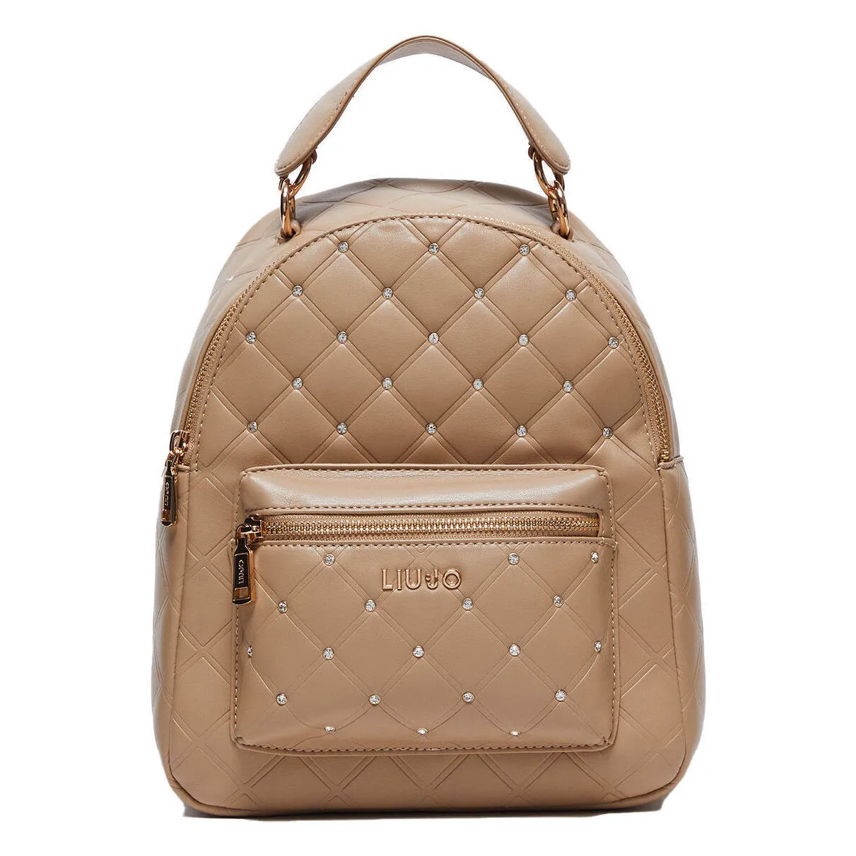 Mochila acolchada con strass
