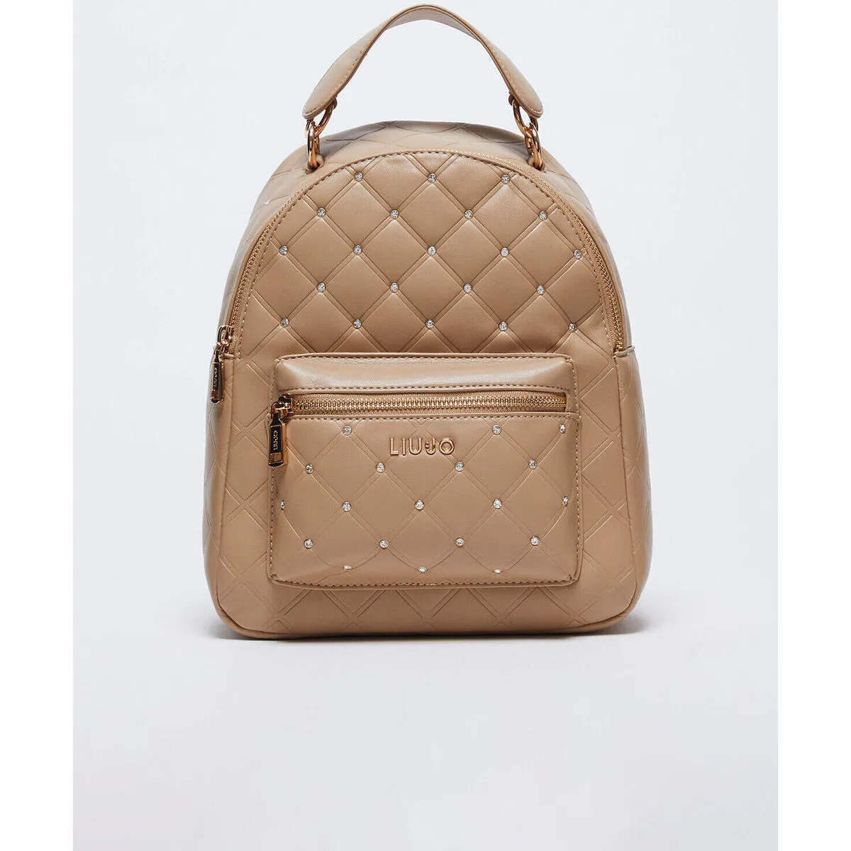 Mochila acolchada con strass