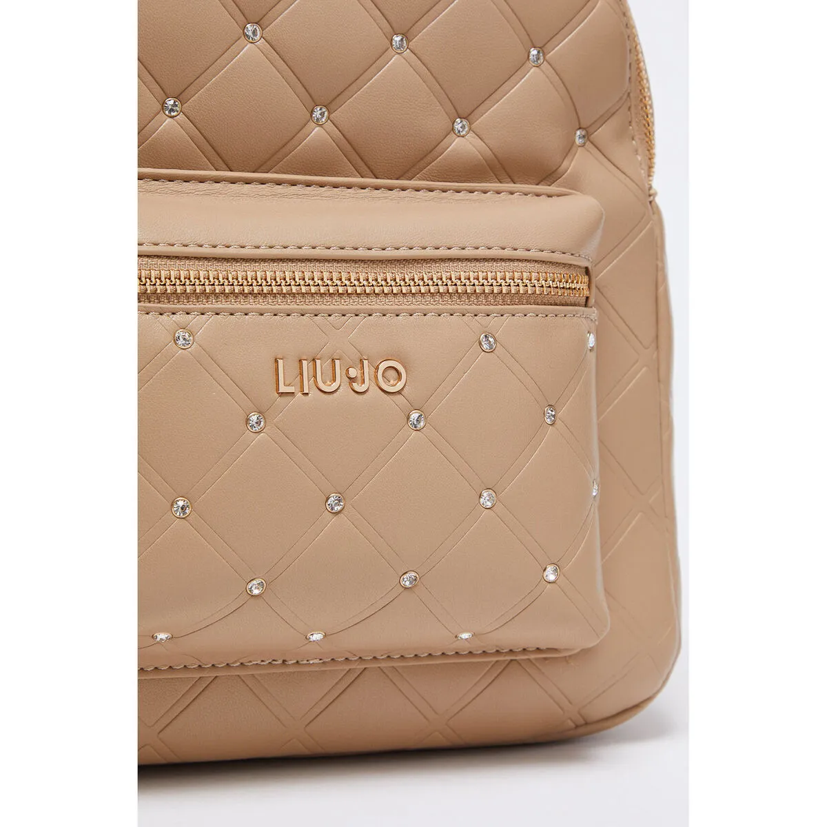 Mochila acolchada con strass
