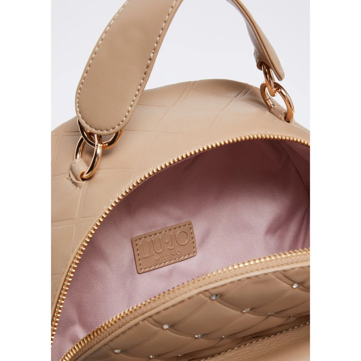 Mochila acolchada con strass