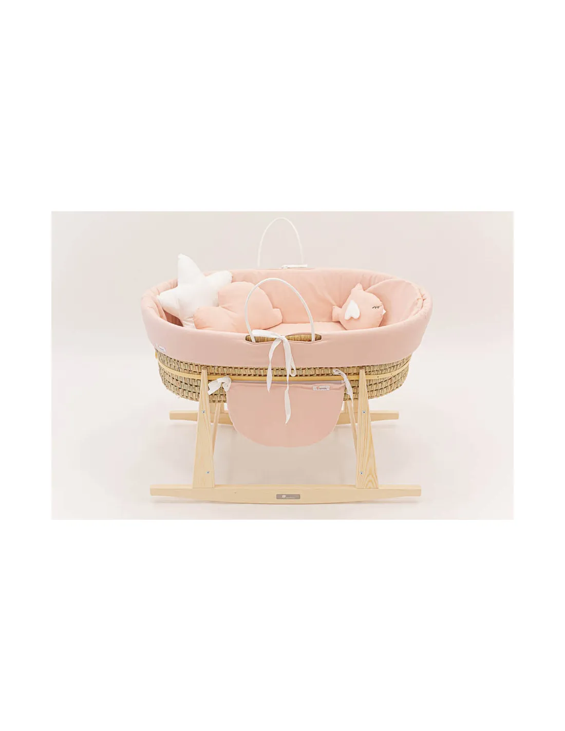 Moisés bebé Folk Rosa Nude de Cucos Baby