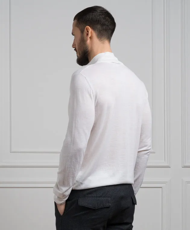 MooRER White TERNIMLL wool jumper