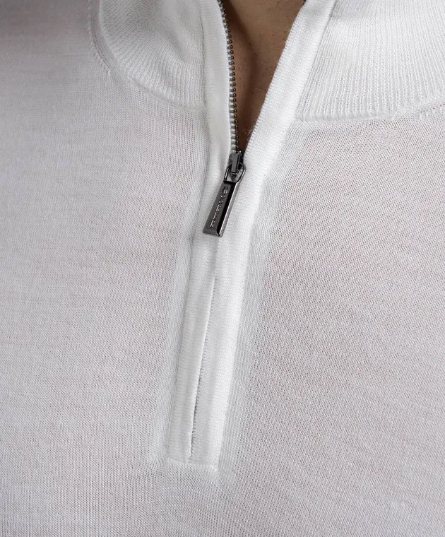 MooRER White TERNIMLL wool jumper
