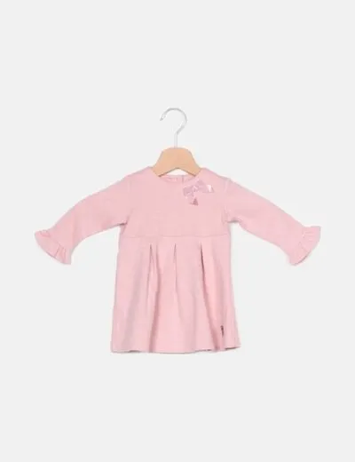 My first chicco Vestido espiga rosa detalle lazo