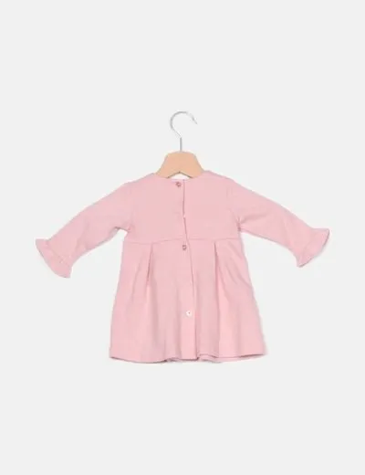 My first chicco Vestido espiga rosa detalle lazo