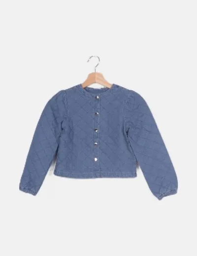 Name it Chaqueta azul acolchada