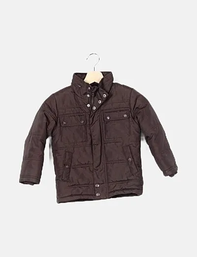 Nelblu Chaqueta acolchada marrón