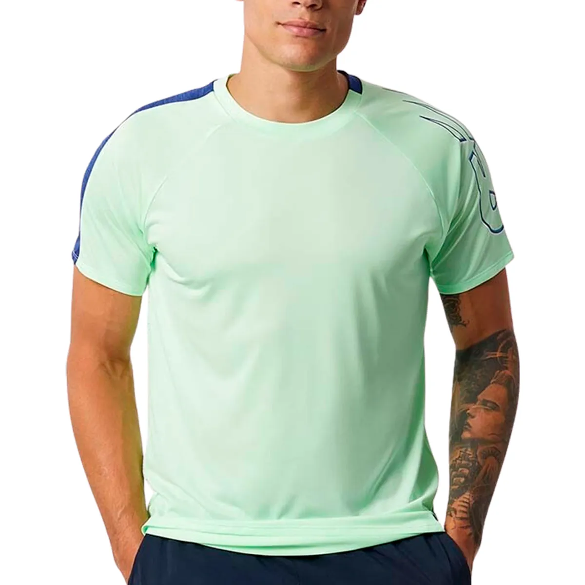 New Balance Remera Printed Fast Flight-hombre – N2r065025404