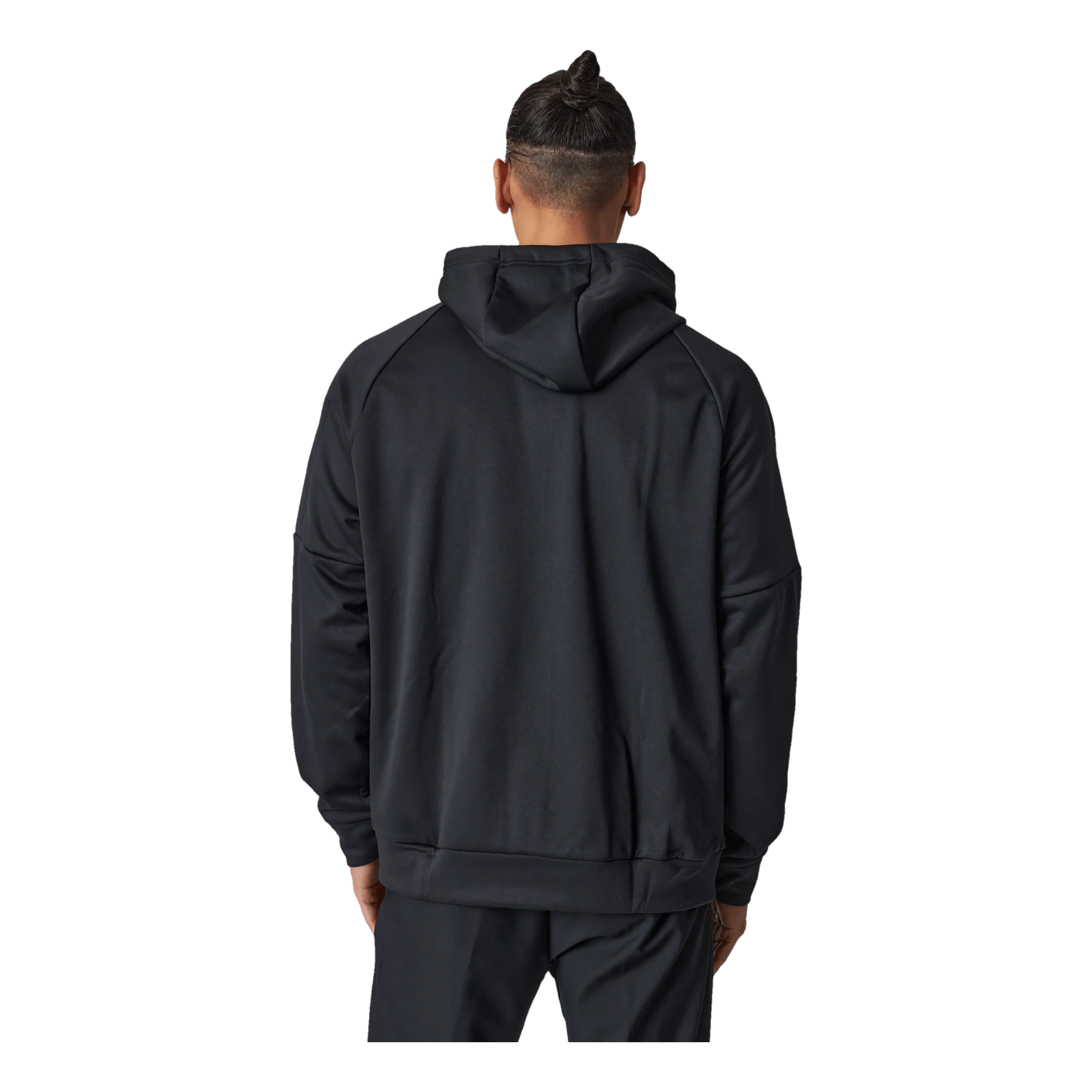 Nike Therma-FIT Men's Full-Zip Fitness Hoodie BLACK/BLACK/WHITE