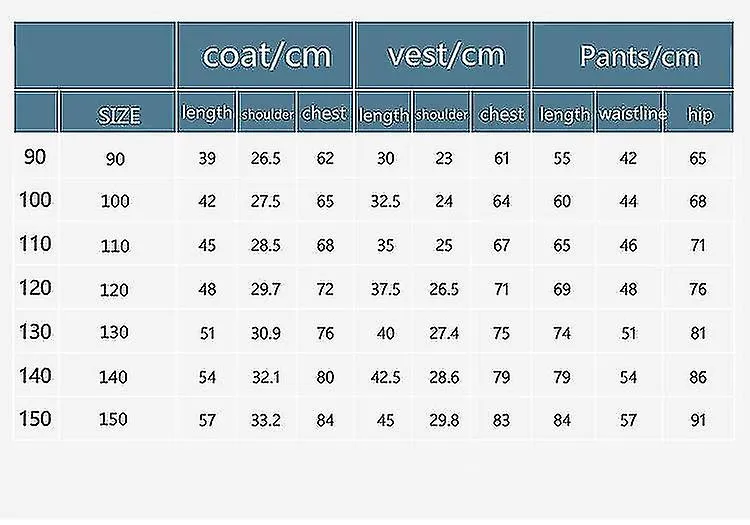 Niños Trajes de Niño Disfraces de Anfitrión Pantalones de Traje de 6 piezas Camisa Chaleco Corbata Broche Nuevos Trajes de Niños