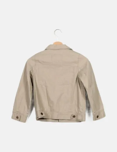 NKY Chaqueta beige abotonada