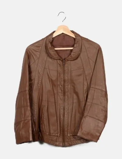 NoName Chaqueta biker marrón