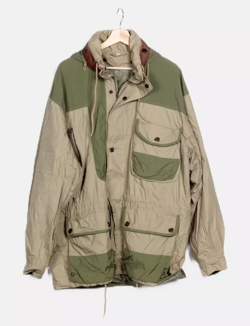 NoName Chaqueta verde combinada