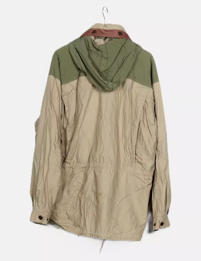NoName Chaqueta verde combinada