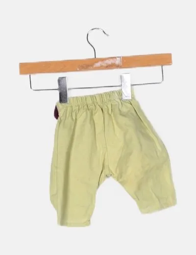 NoName Pantalón verde detalle lazo