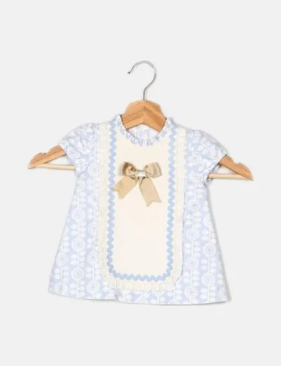 NoName Vestido bicolor detalle lazo