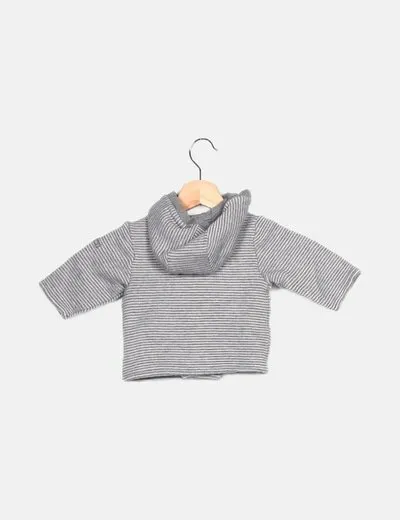 Obaïbi Chaqueta gris rayas