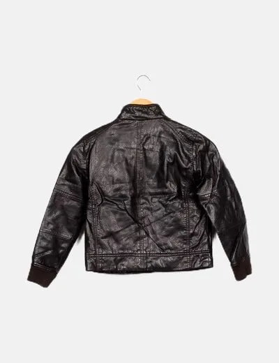 Okaidi Chaqueta biker negra