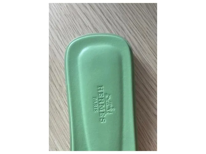 Oran Hermès Sandalias Verde 