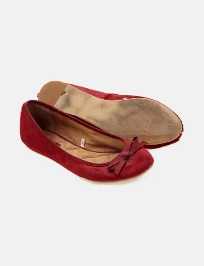 Oysho Bailarina roja pelo sintético