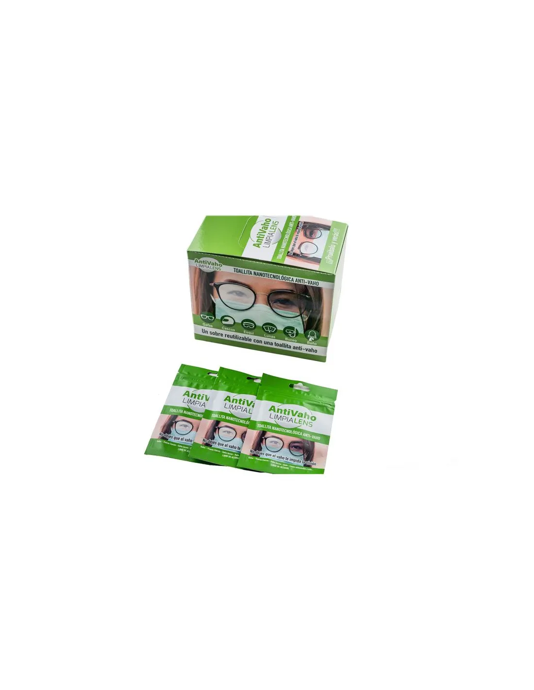 Pack 50 Toallitas Nanotecnológicas Limpialens Antivaho