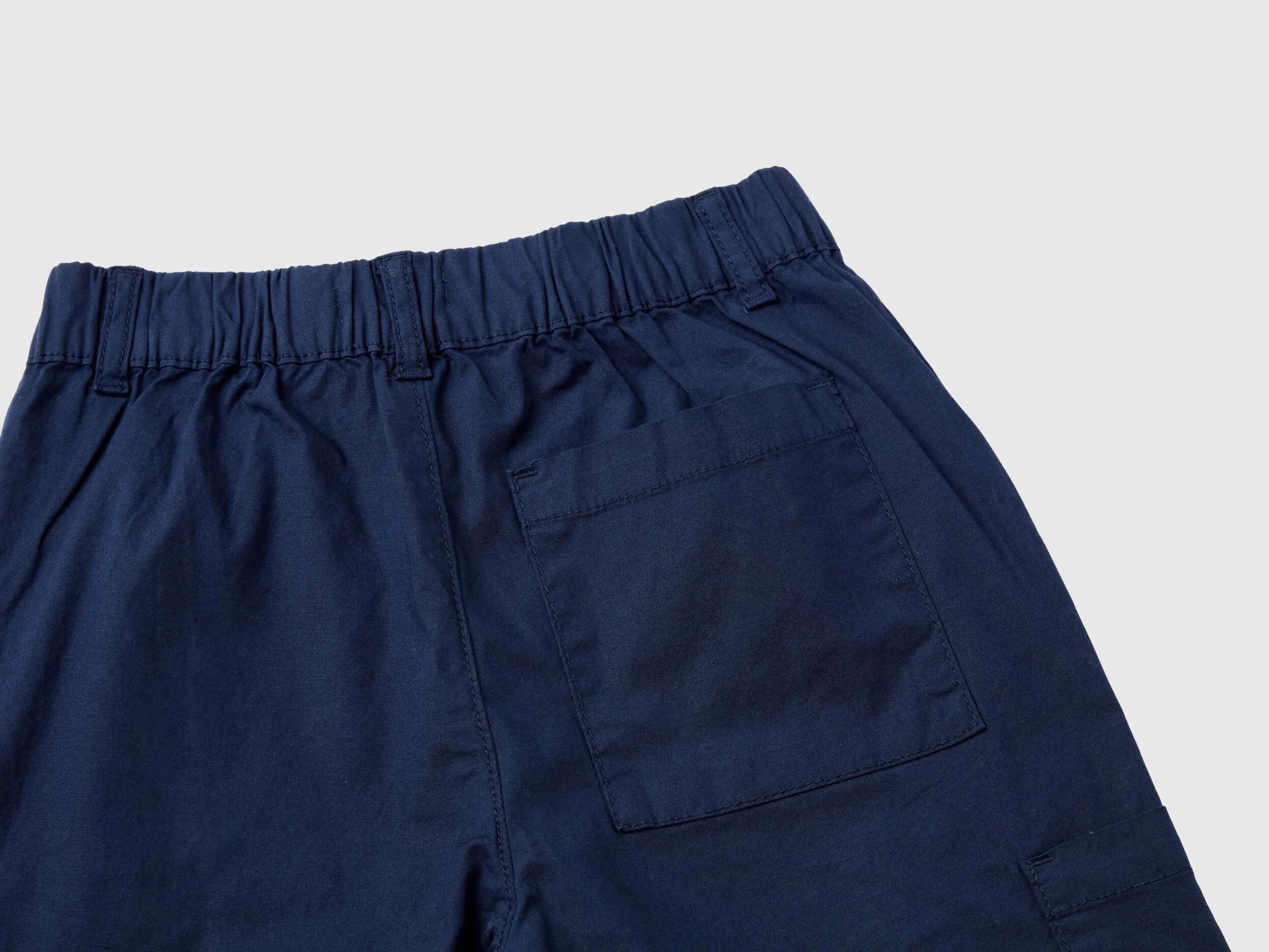 Pantalón parachute de algodón elástico