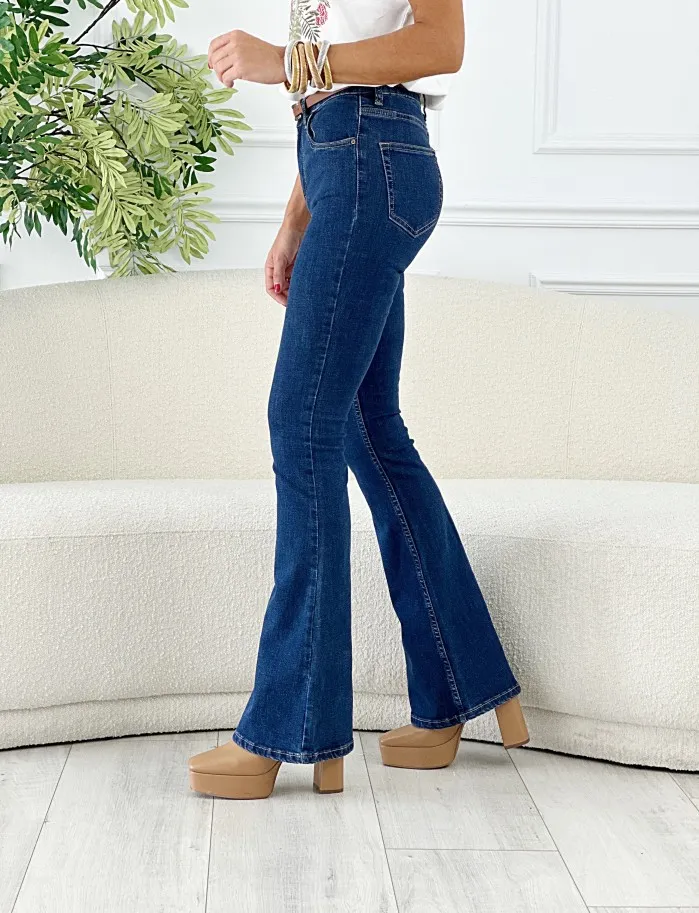 Pantalon Campana Cinturon