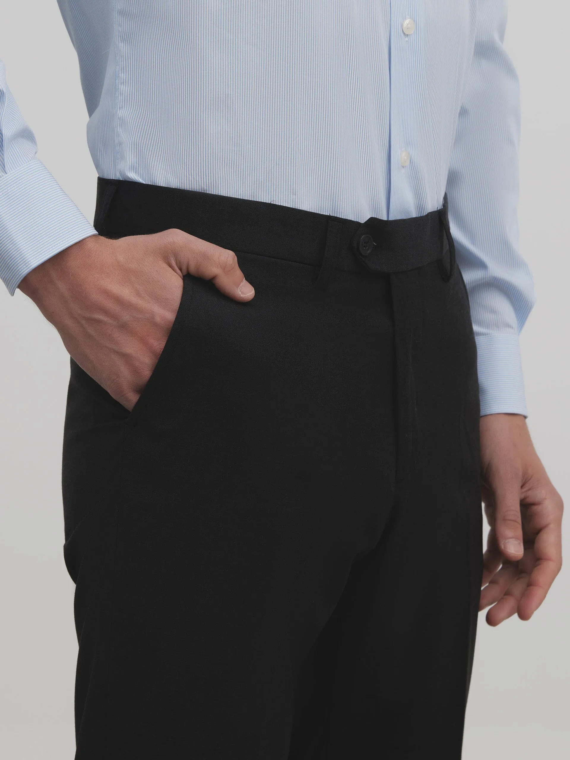 Pantalon vestir classic gris oscuro