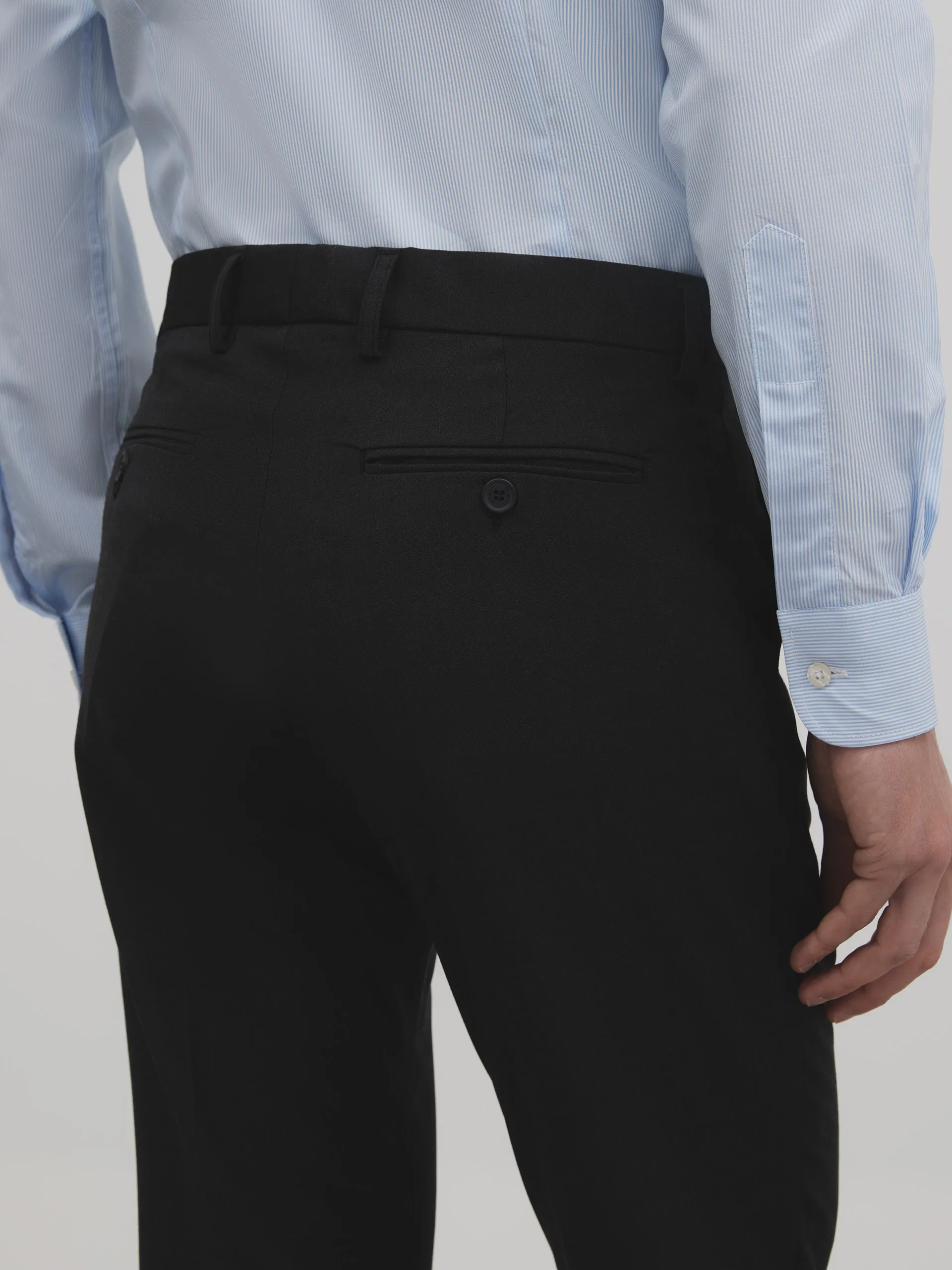 Pantalon vestir classic gris oscuro