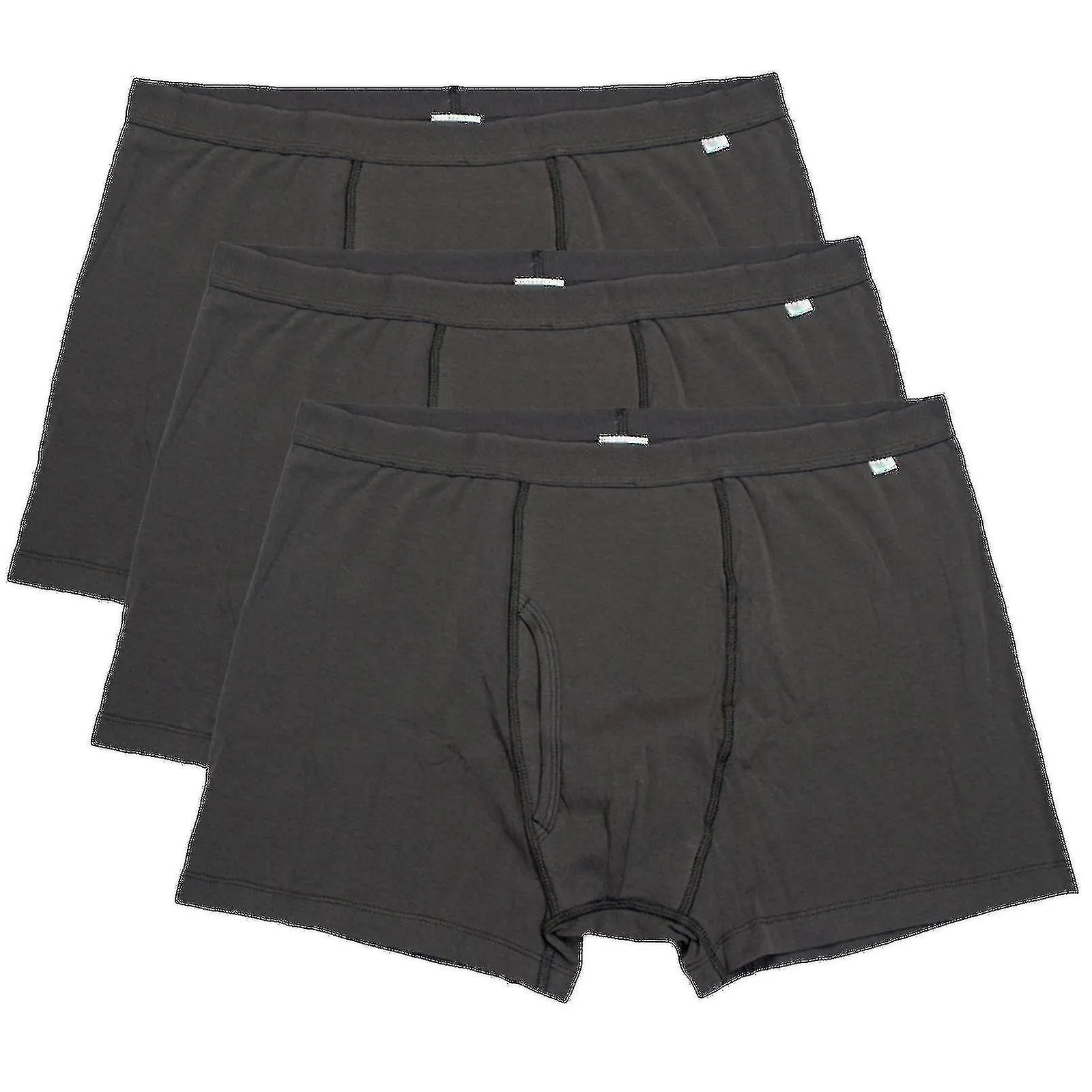 Pantalones para incontinencia Calzoncillos boxer para hombre Algodón lavable Gris reutilizable