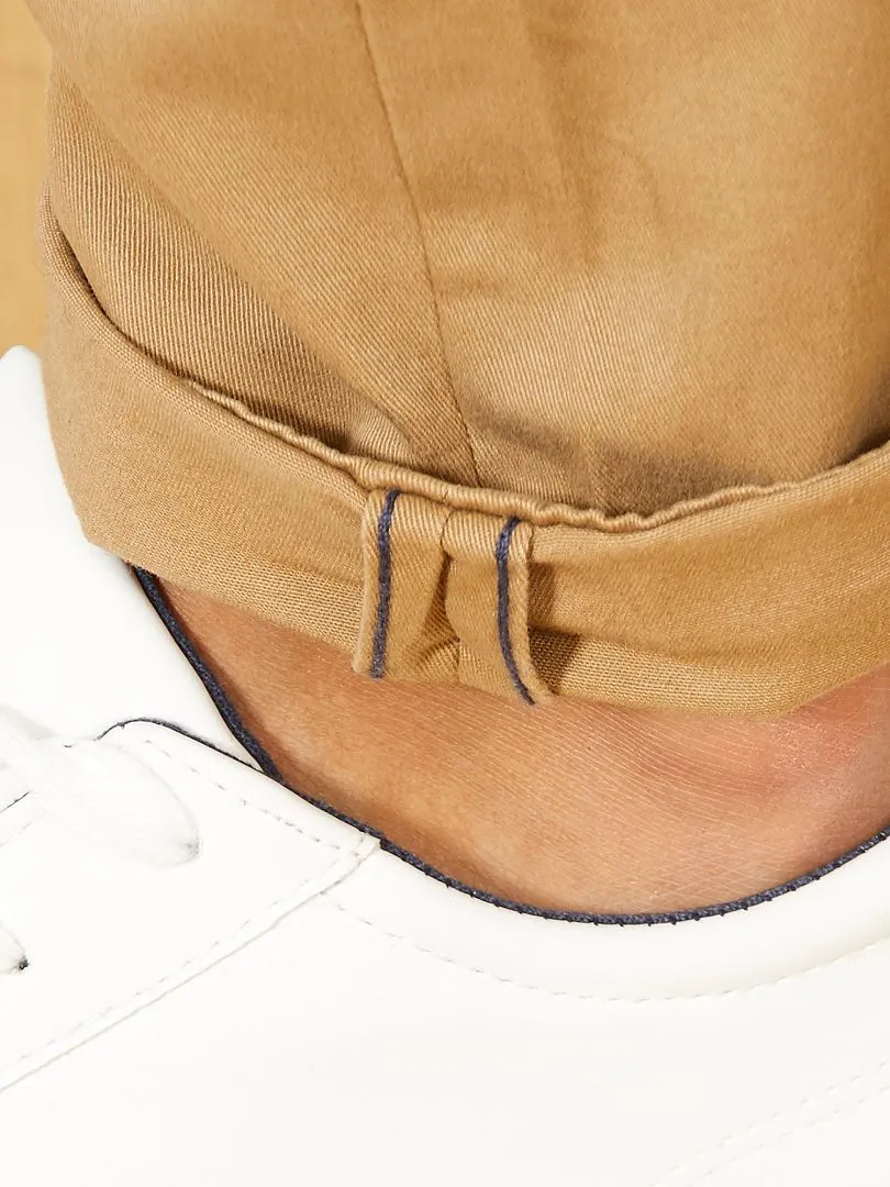 Pantalón chino slim - beige