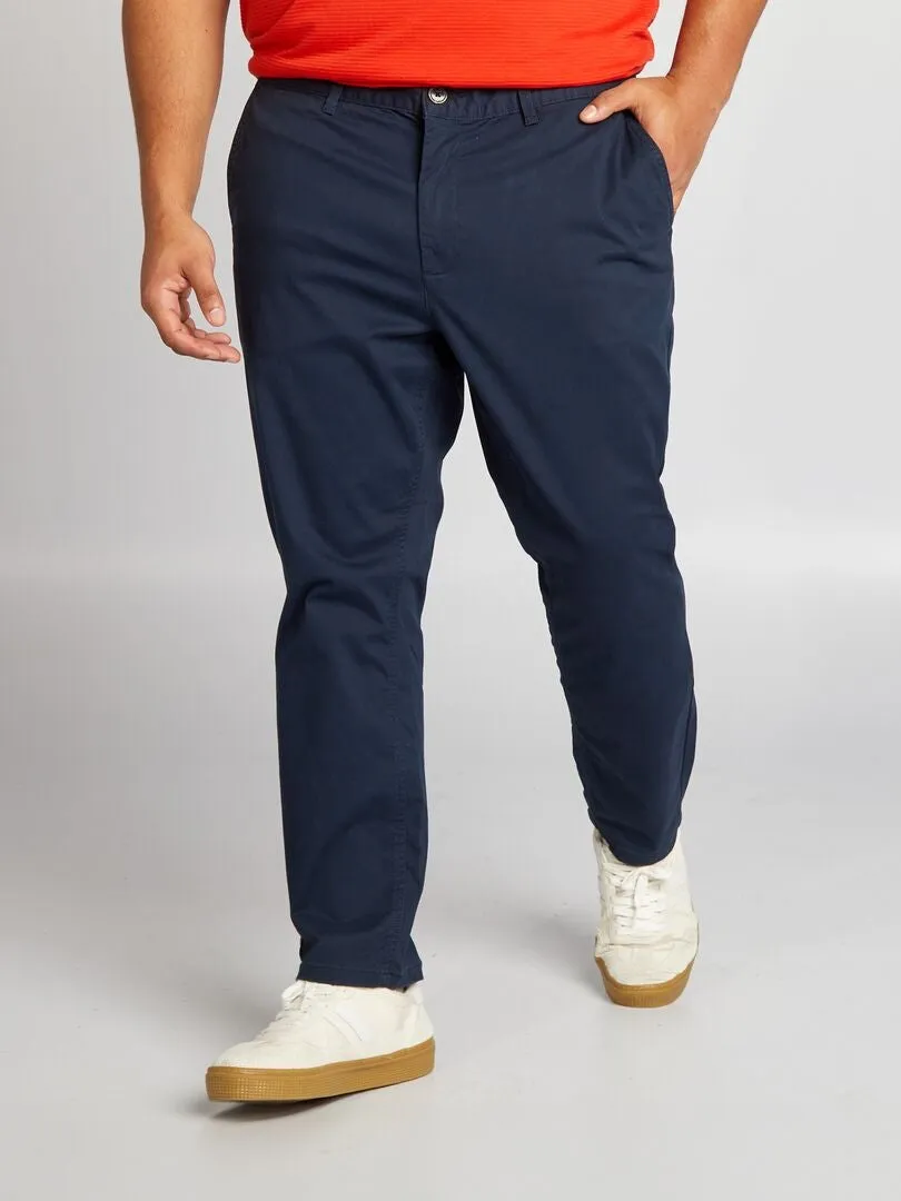 Pantalón chino slim L30 - azul