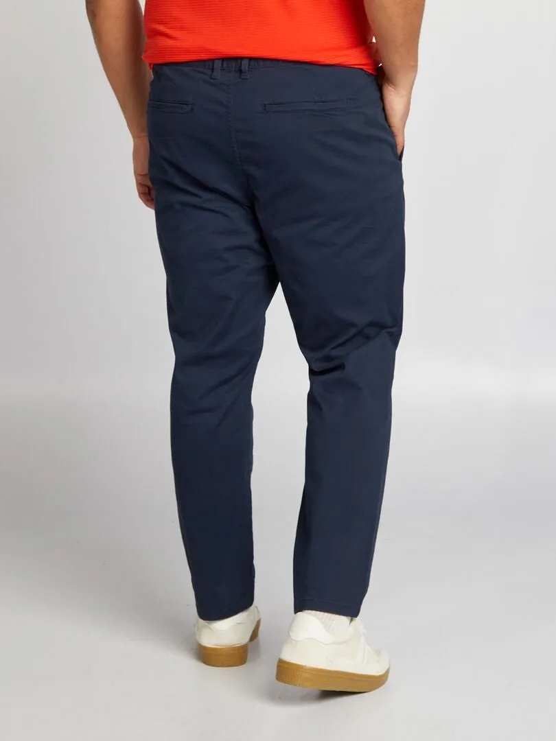 Pantalón chino slim L30 - azul
