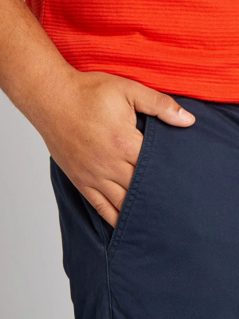 Pantalón chino slim L30 - azul