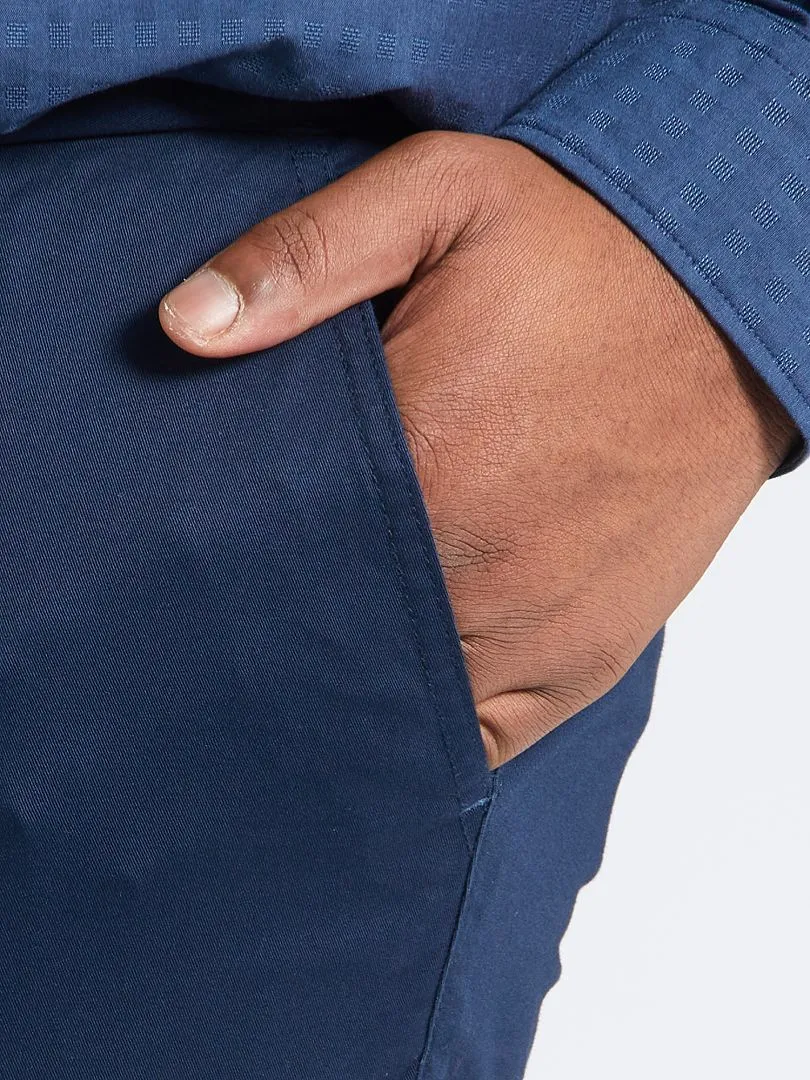 Pantalón chino slim L30 - azul