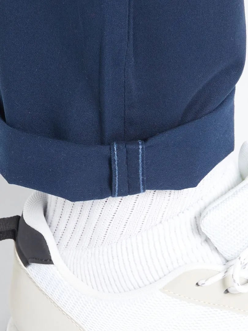 Pantalón chino slim L30 - azul