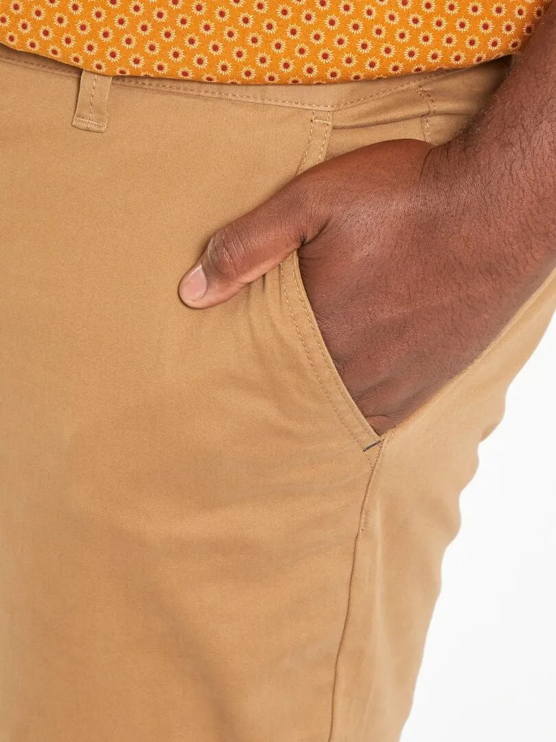 Pantalón chino slim L30 - marrón