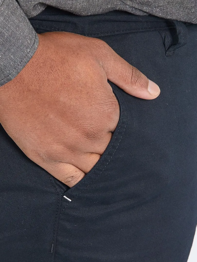 Pantalón chino slim L30 - Negro