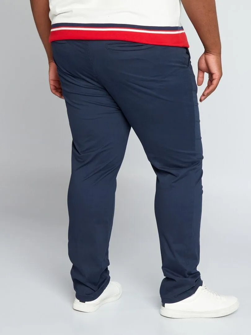 Pantalón chino slim L34 - azul