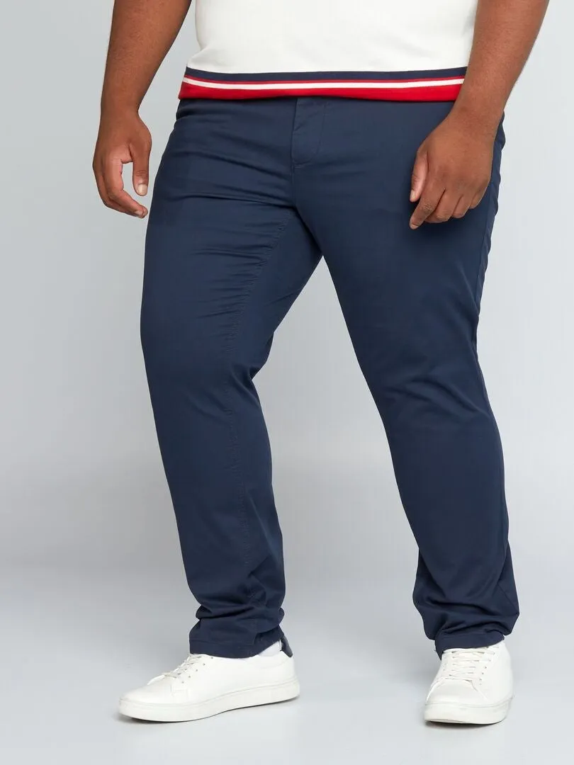 Pantalón chino slim L34 - azul