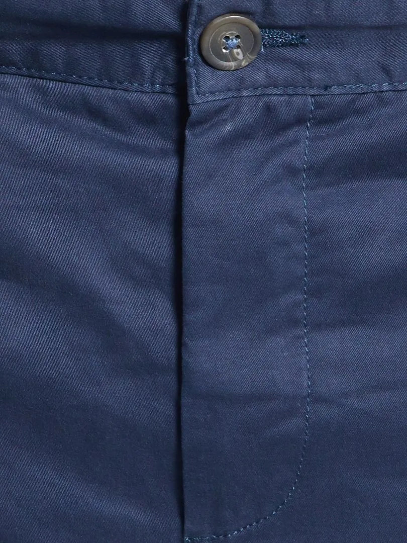 Pantalón chino slim L34 - azul